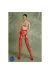 Eco Strumpfhose Ouvert S001 rot von Passion Eco Collection