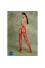 Eco Strumpfhose Ouvert S001 rot von Passion Eco Collection