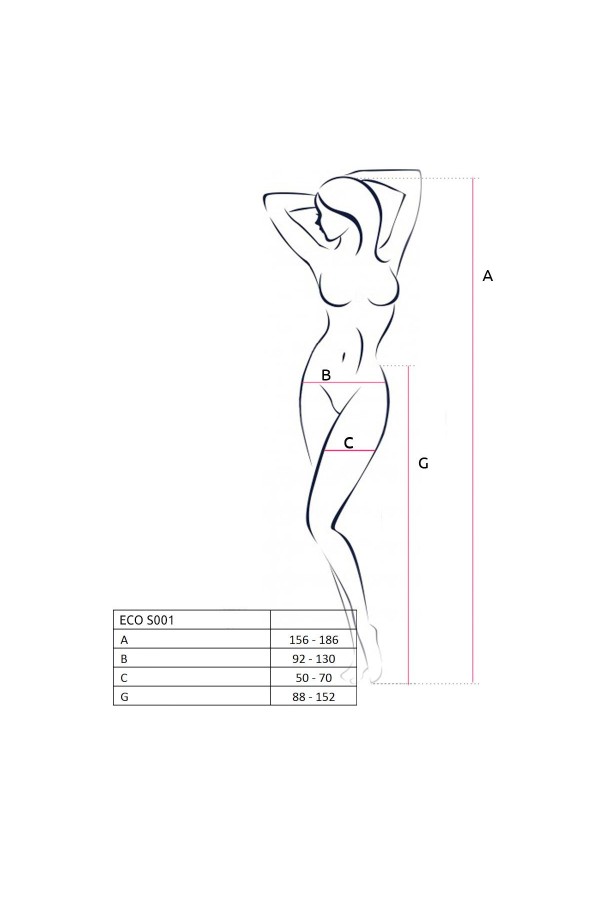 Eco Strumpfhose Ouvert S001 rot von Passion Eco Collection kaufen | Fesselliebe