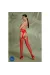 Eco Strumpfhose Ouvert S002 rot von Passion Eco Collection