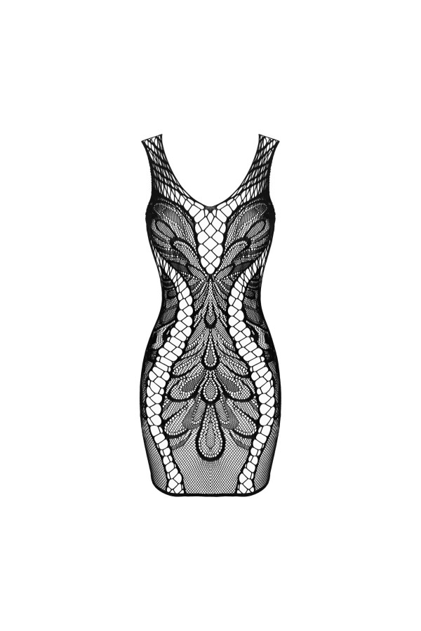 Kleid schwarz D608 von Obsessive kaufen | Fesselliebe