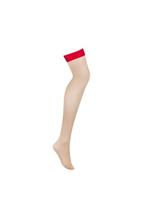 Strümpfe Nude-rot S814 von Obsessive kaufen | Fesselliebe