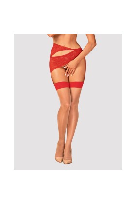 Strümpfe Nude-rot S814 von Obsessive kaufen | Fesselliebe