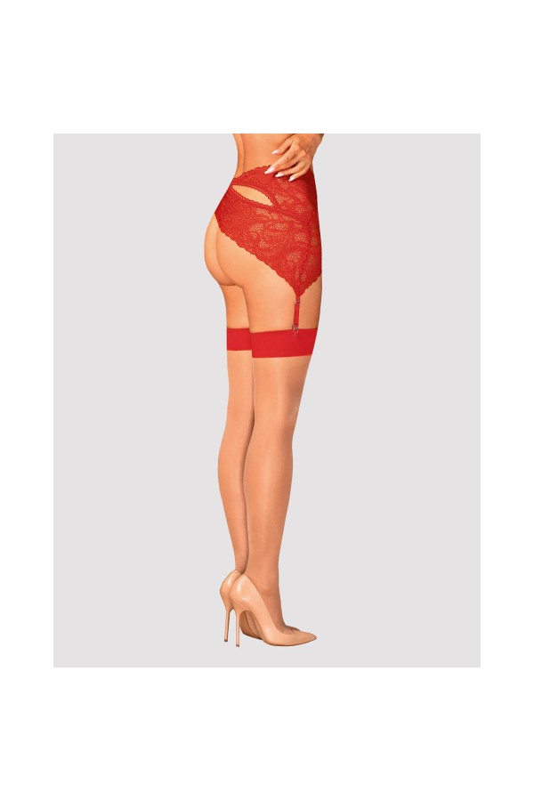 Strümpfe Nude-rot S814 von Obsessive kaufen | Fesselliebe