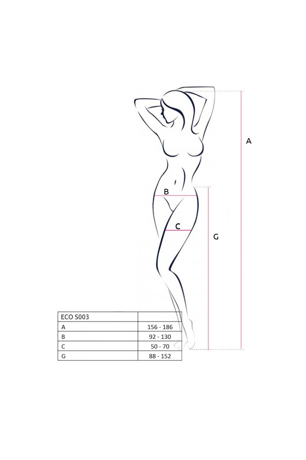 Eco Strumpfhose Ouvert S003 rot von Passion Eco Collection kaufen | Fesselliebe
