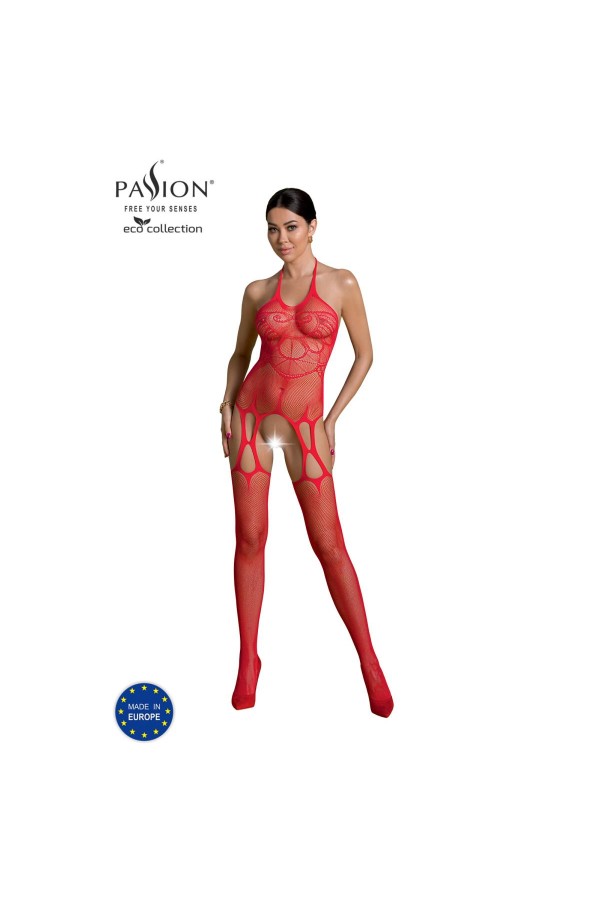 Eco Bodystocking Bs002 rot von Passion Eco Collection kaufen | Fesselliebe