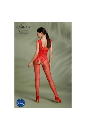 Eco Bodystocking Bs003 rot von Passion Eco Collection