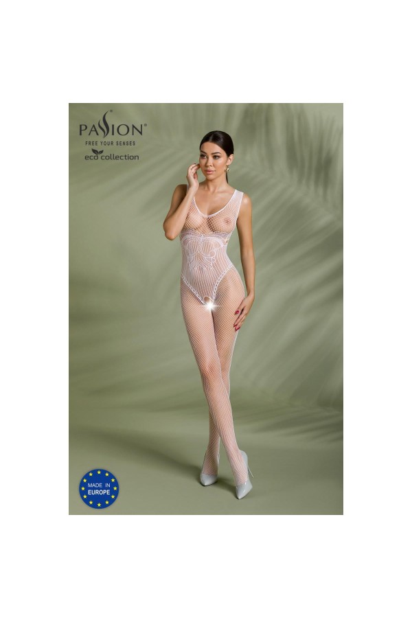Eco Bodystocking Bs003 weiß von Passion Eco Collection kaufen | Fesselliebe