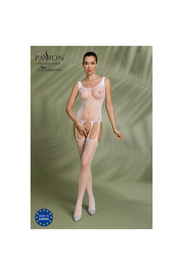 Eco Bodystocking Bs007 weiß von Passion Eco Collection kaufen | Fesselliebe