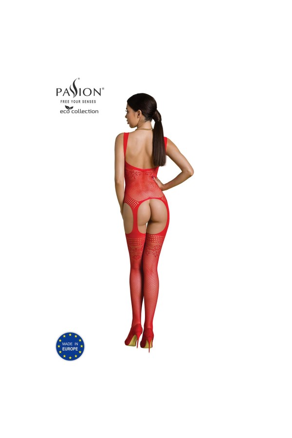 Eco Bodystocking Bs008 rot von Passion Eco Collection kaufen | Fesselliebe