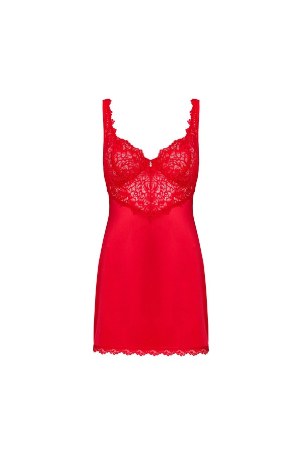 Amor Cherris Chemise & Tanga rot von Obsessive kaufen | Fesselliebe