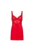 Amor Cherris Chemise & Tanga rot von Obsessive