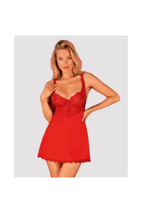 Amor Cherris Chemise & Tanga rot von Obsessive kaufen | Fesselliebe