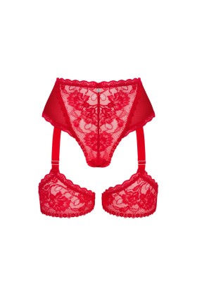 Belovya Garter Höschen rot von Obsessive kaufen | Fesselliebe
