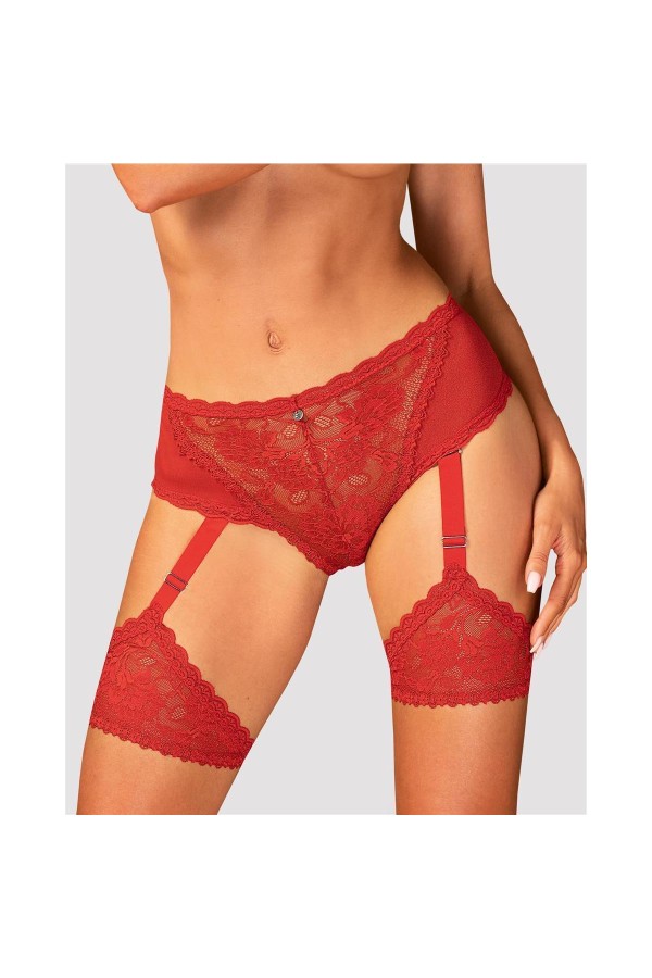 Belovya Garter Höschen rot von Obsessive kaufen | Fesselliebe
