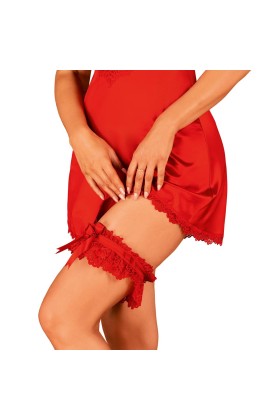 Amor Cherris Garter rot von Obsessive kaufen | Fesselliebe