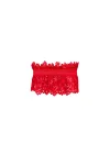 Amor Cherris Strumpfband Rot von Obsessive kaufen - Fesselliebe