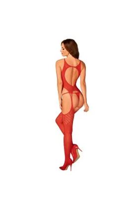 Bodystocking N122 rot von Obsessive