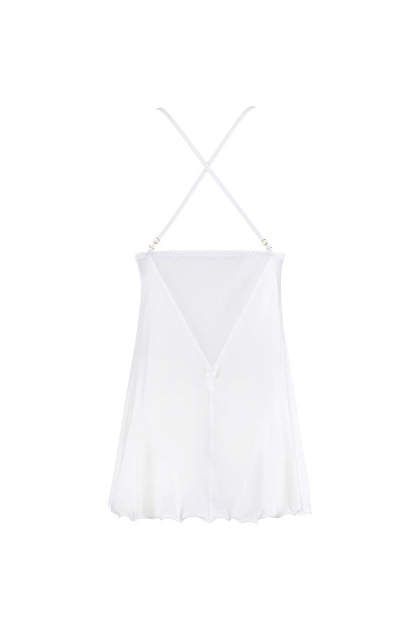 Babydoll & String weiß V-10459 von Axami kaufen | Fesselliebe