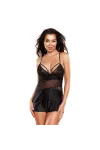 Babydoll & String Schwarz V-10479 von Axami kaufen - Fesselliebe