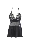 Babydoll & String Schwarz V-10479 von Axami kaufen - Fesselliebe