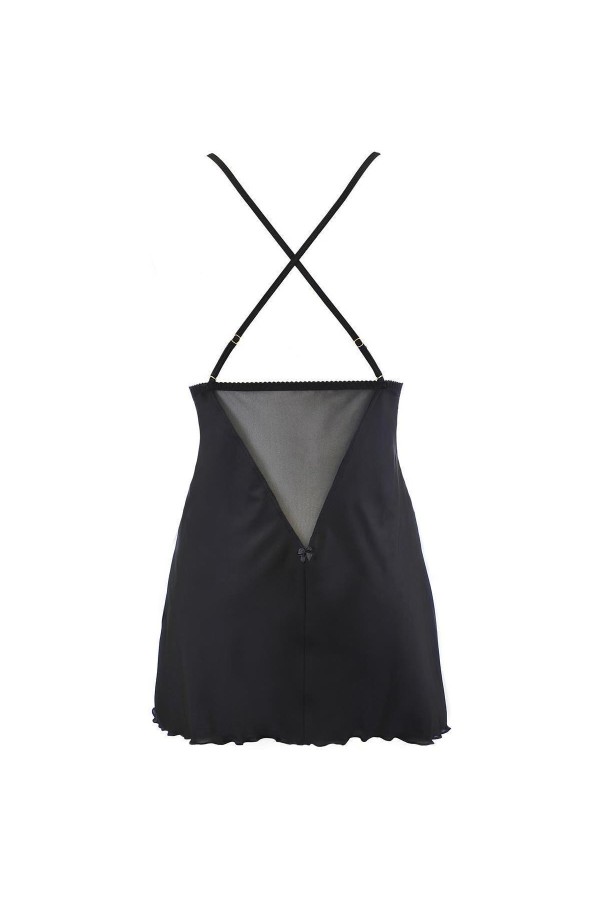Babydoll & String schwarz V-10479 von Axami kaufen | Fesselliebe