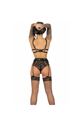 Pojzon 4er Set schwarz von LivCo Corsetti Fashion