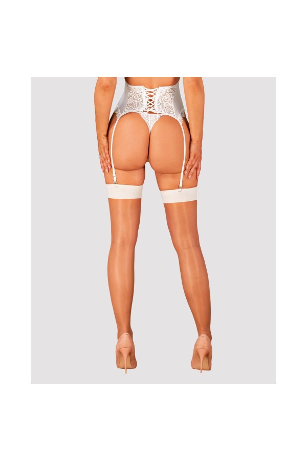 Strümpfe weiß S814 von Obsessive kaufen | Fesselliebe