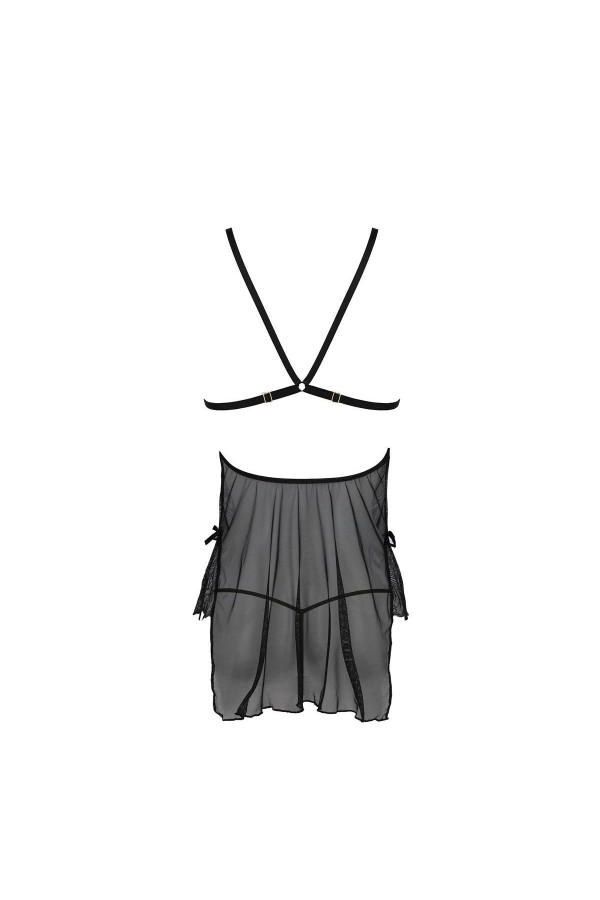 Deliena Chemise schwarz von Passion-Exklusiv kaufen | Fesselliebe