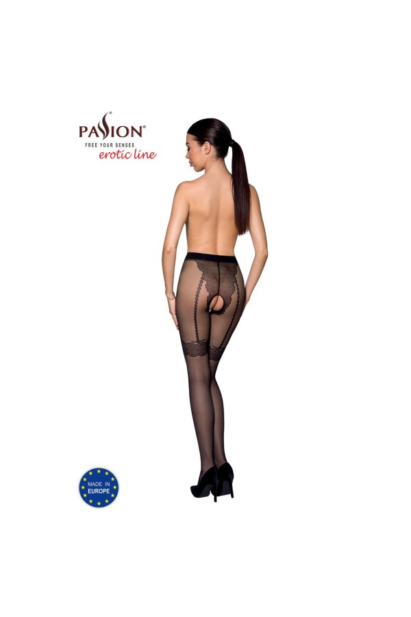 Strumpfhose 016 offen (ouvert Strumpfhose) schwarz von Passion-Exklusiv kaufen | Fesselliebe