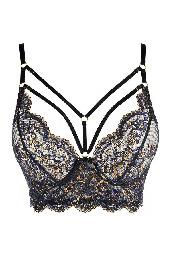 Bustier schwarz V-10391 von Axami kaufen | Fesselliebe
