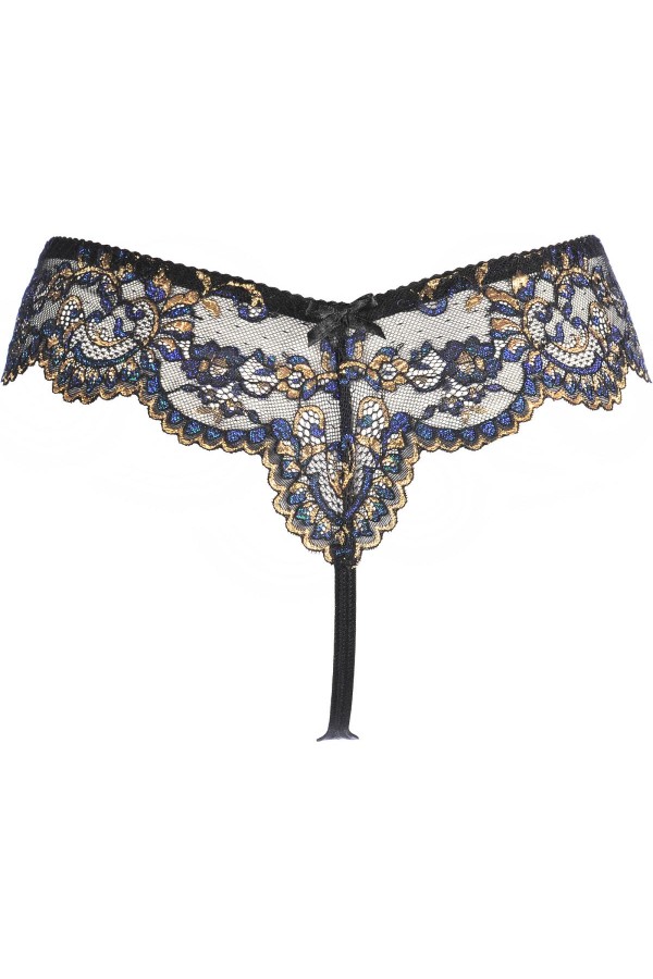 String schwarz V-10398 von Axami kaufen | Fesselliebe
