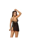 Babydoll & String Schwarz V-10399 von Axami kaufen - Fesselliebe