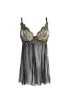 Babydoll & String Schwarz V-10399 von Axami kaufen - Fesselliebe