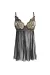 Babydoll & String schwarz V-10399 von Axami