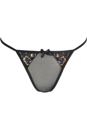 Babydoll & String schwarz V-10399 von Axami kaufen | Fesselliebe