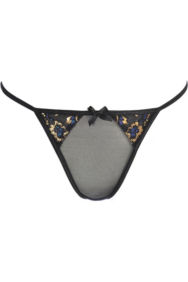 Babydoll & String schwarz V-10399 von Axami kaufen | Fesselliebe