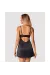 Serena Love Chemise & Tanga schwarz von Obsessive