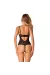 Serena Love offener Schritt Body schwarz von Obsessive