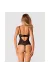 Serena Love offener Schritt Body schwarz von Obsessive