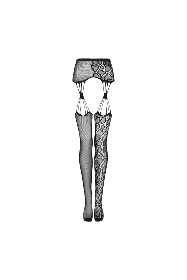 Garter Strümpfen S821 schwarz von Obsessive kaufen | Fesselliebe