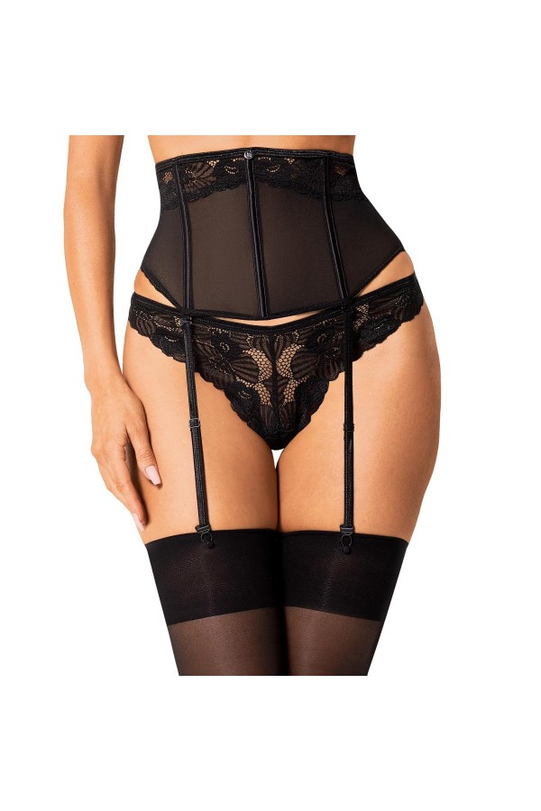 Serena Love Strumpfgürtel schwarz von Obsessive kaufen | Fesselliebe