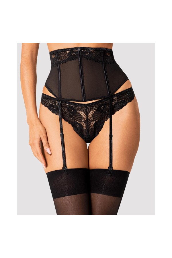 Serena Love Strumpfgürtel schwarz von Obsessive kaufen | Fesselliebe