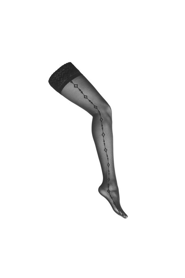 Halterlose schwarz 20den H021 von Kotek kaufen | Fesselliebe