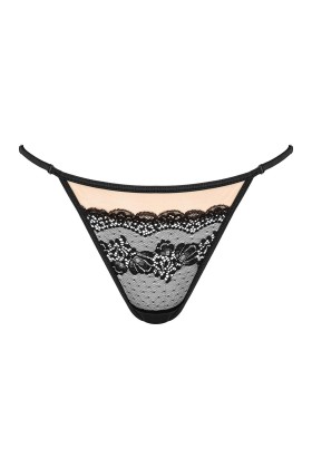 String schwarz-beige St001 von Kotek kaufen | Fesselliebe