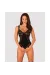 Donna Dream Im Schritt Offener Body Schwarz von Obsessive