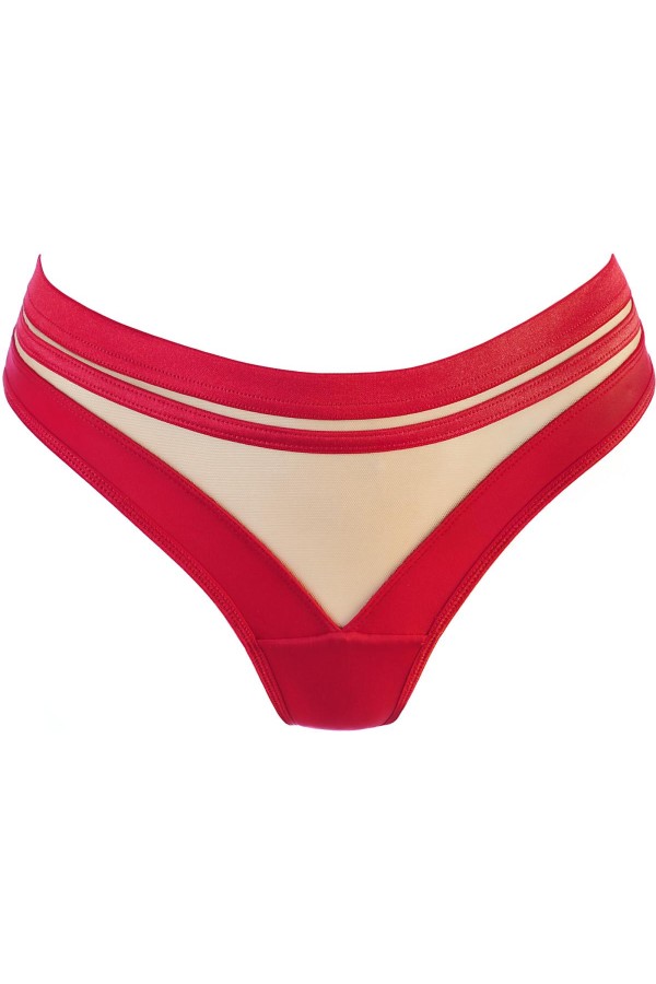 String rot-beige V-10505 von Axami kaufen | Fesselliebe