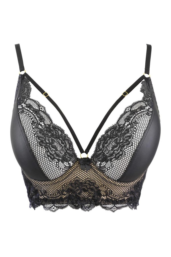 Bustier Soft schwarz V-10701 von Axami kaufen | Fesselliebe