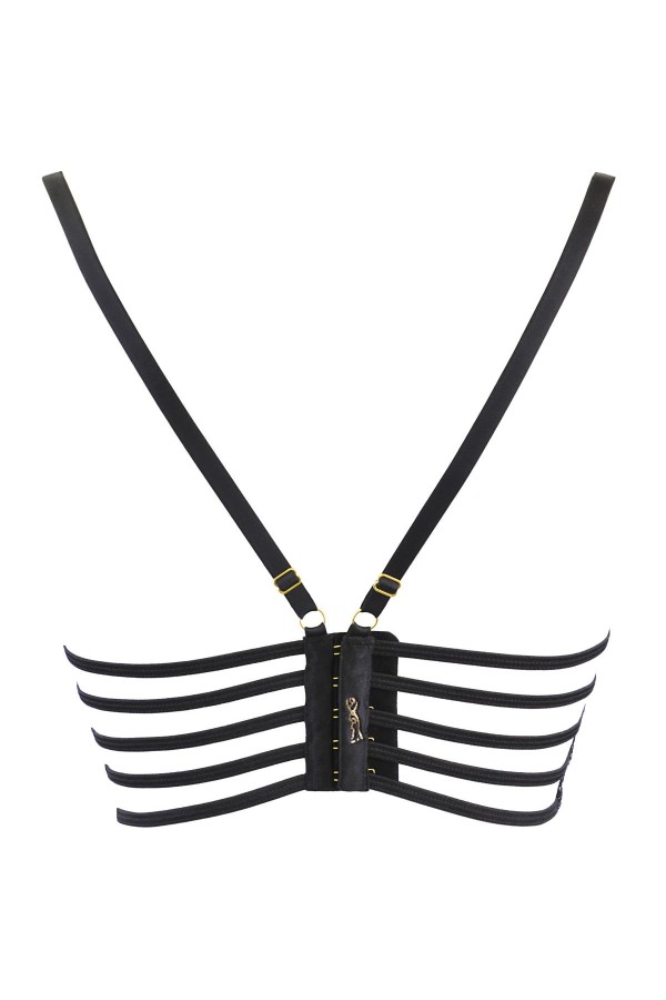 Bustier Soft schwarz V-10701 von Axami kaufen | Fesselliebe
