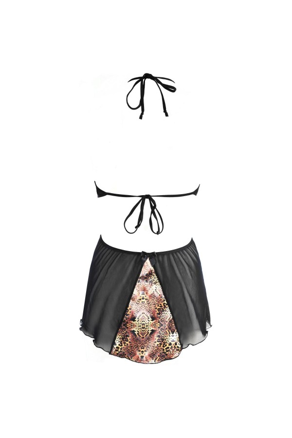 Babydoll & String schwarz V-10409 von Axami kaufen | Fesselliebe
